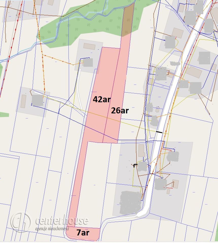 Działka budowlana Strażów. Zdjęcie 1