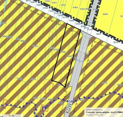 Działka budowlana Łomna, ul. Jana Kochanowskiego. Zdjęcie 1