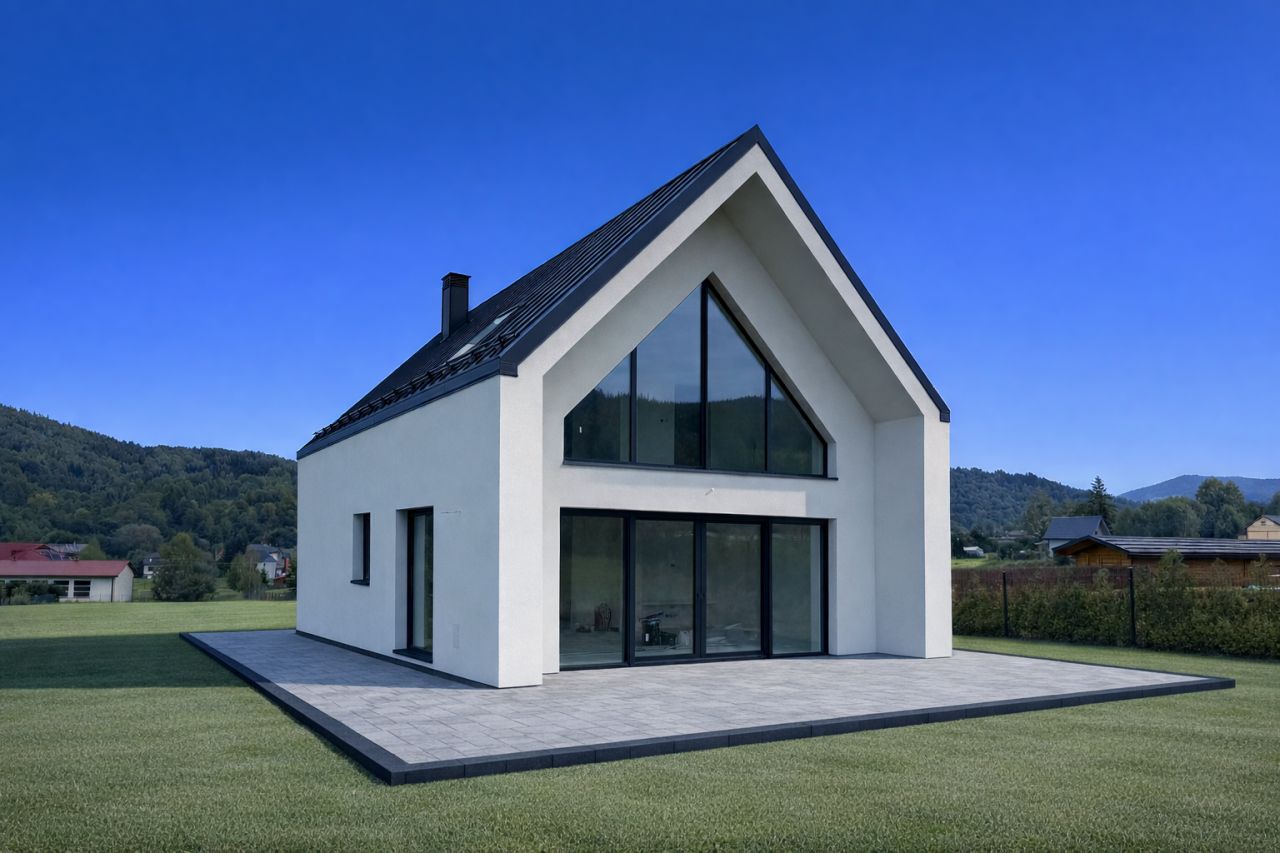 dom wolnostojący, 4 pokoje Krzyżowa Krzyżowa Górna, ul. Sportowa. Zdjęcie 1