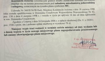 Działka budowlana Konstancin-Jeziorna