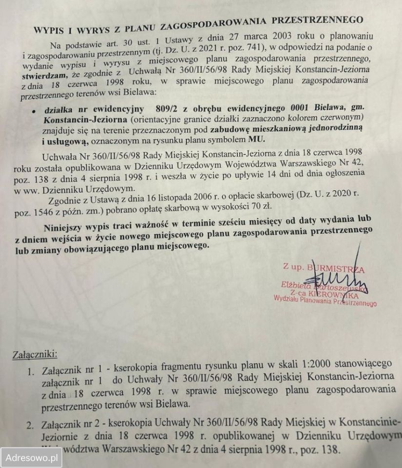 Działka budowlana Konstancin-Jeziorna. Zdjęcie 2