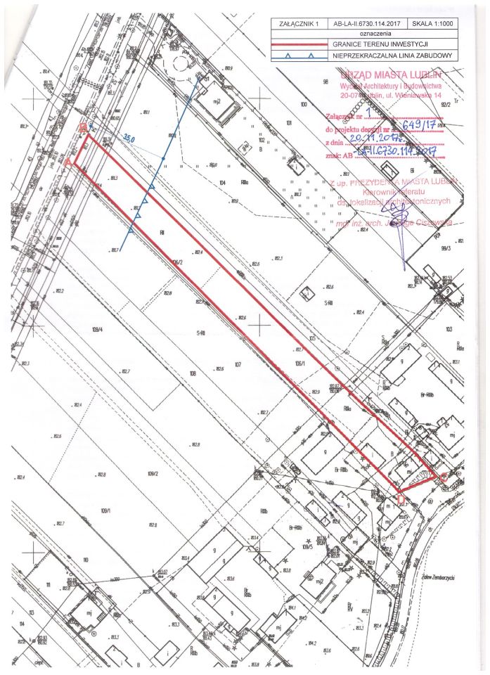 Działka budowlana Lublin Zemborzyce, ul. Krężnicka. Zdjęcie 2