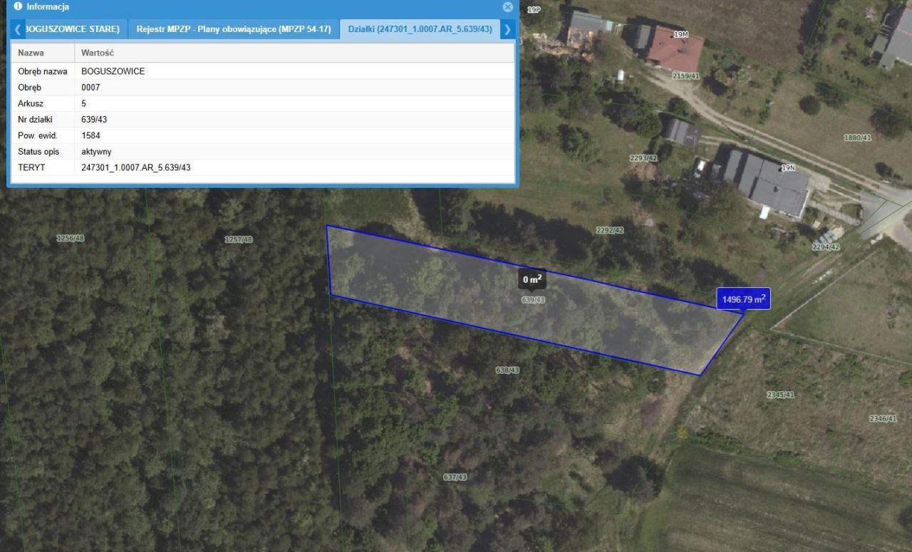 Działka rolna Rybnik Boguszowice, ul. Błękitna