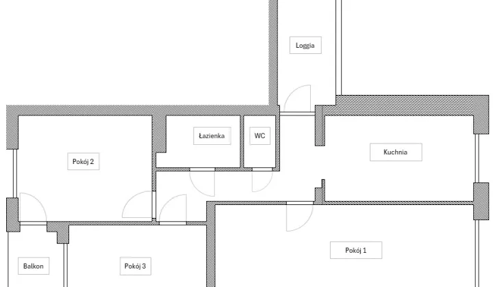 Mieszkanie 3-pokojowe Warszawa Targówek, ul. Goławicka