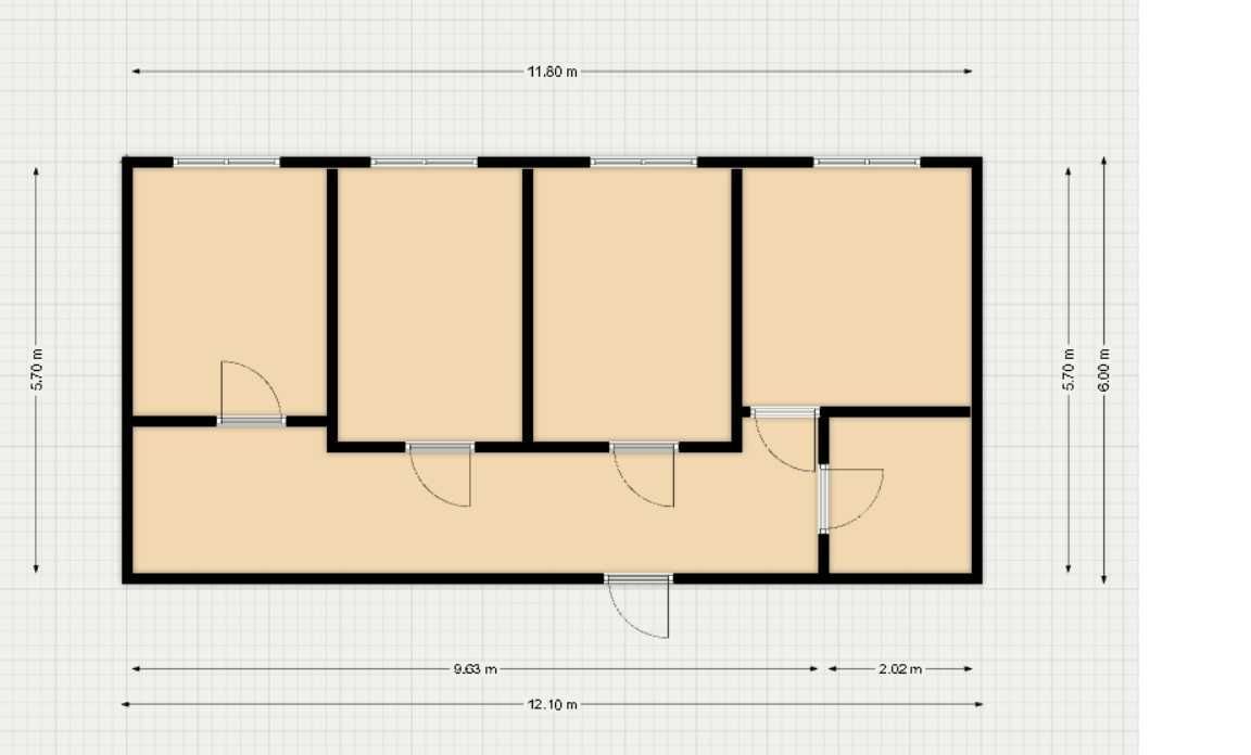 Mieszkanie 4-pokojowe Rzeszów Śródmieście, ul. Stefana Batorego. Zdjęcie 6