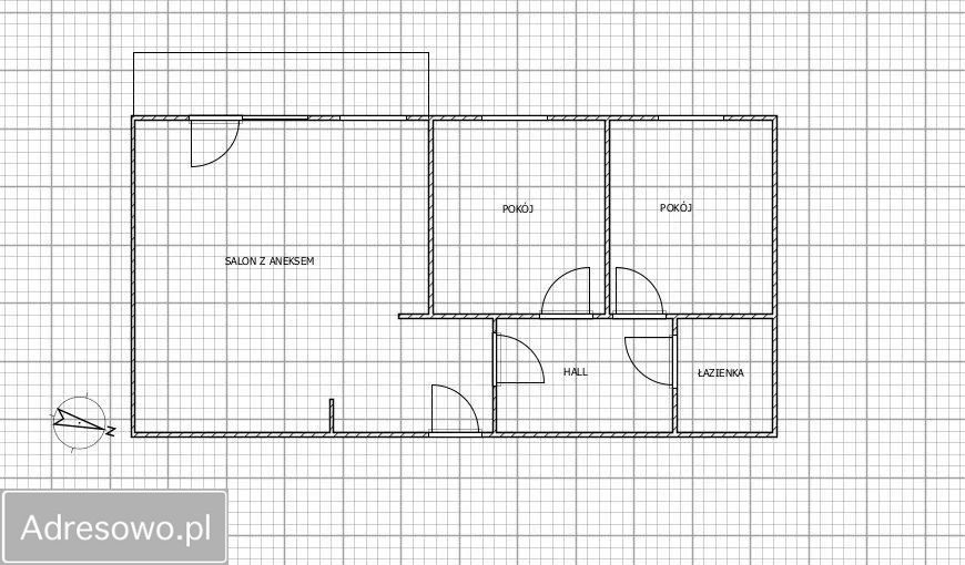 Mieszkanie 3-pokojowe Puławy, ul. Hugona Kołłątaja. Zdjęcie 2