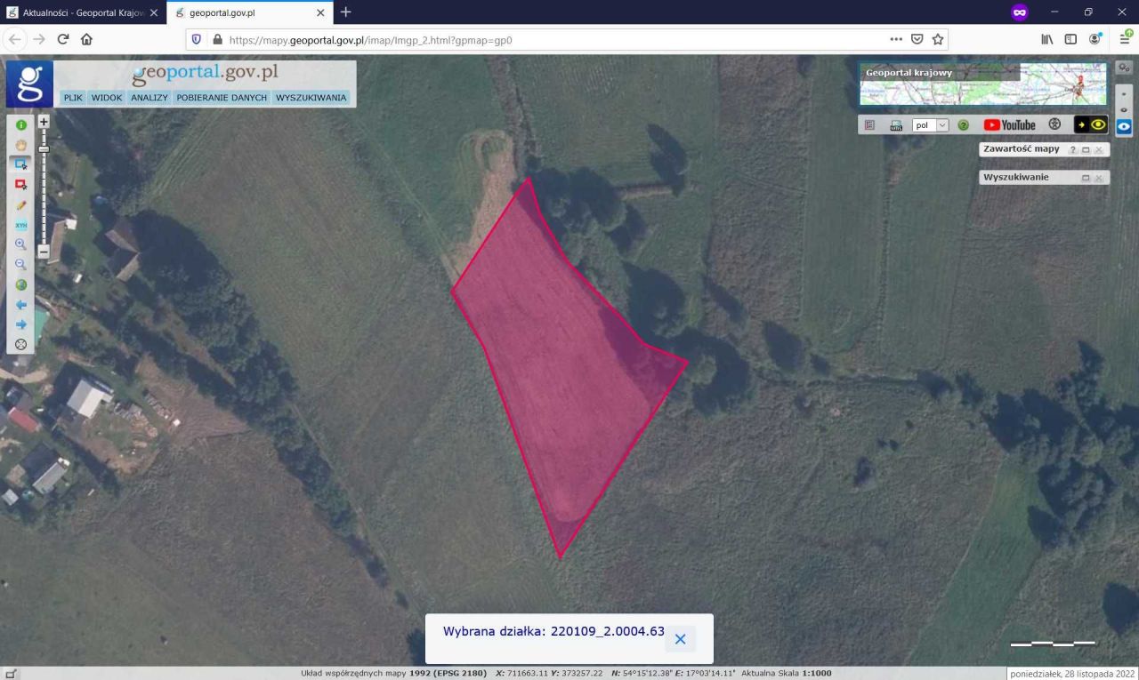 Działka rolna Gumieniec. Zdjęcie 2