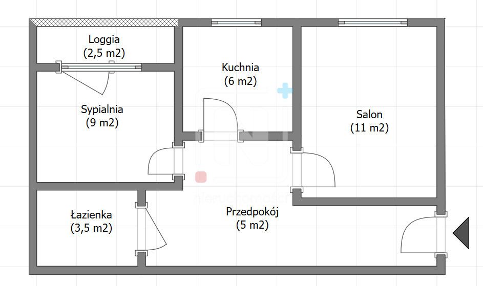 Mieszkanie 2-pokojowe Warszawa Wola, ul. Mordechaja Anielewicza. Zdjęcie 4