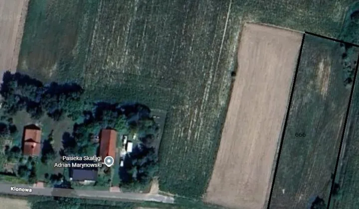 Działka budowlana Skałągi, ul. Klonowa