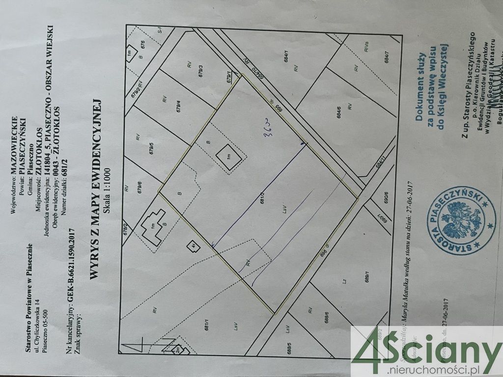 Działka budowlana Złotokłos. Zdjęcie 11