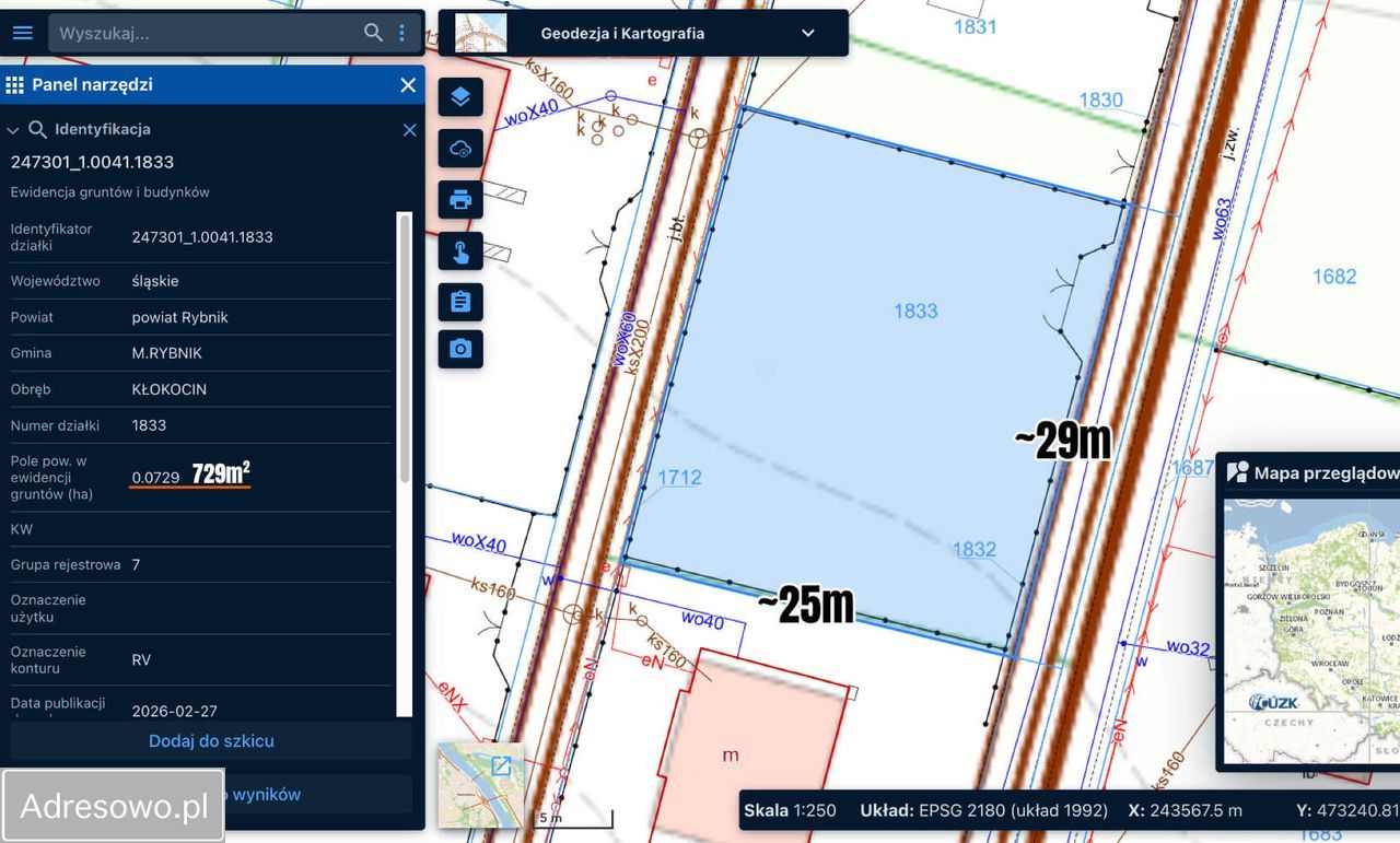Działka budowlana Rybnik Kłokocin, ul. Komunalna. Zdjęcie 3