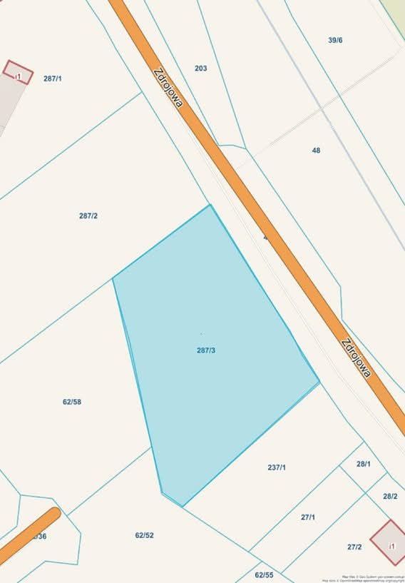 Działka budowlana Gryfice, ul. Zdrojowa