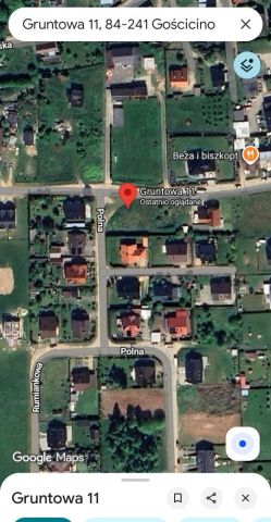 Działka budowlana Gościcino, ul. Gruntowa. Zdjęcie 1