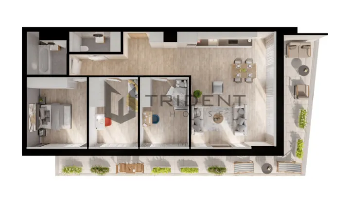 Mieszkanie 4-pokojowe Mysiadło