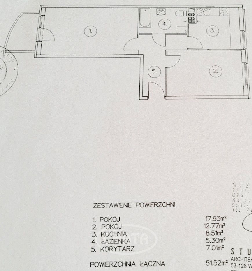 Mieszkanie 2-pokojowe Wrocław Krzyki, ul. Skarbowców. Zdjęcie 15