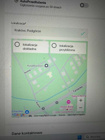 Działka rolna Kraków Podgórze. Zdjęcie 1
