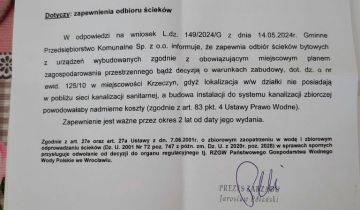 Działka budowlana Krzeczyn