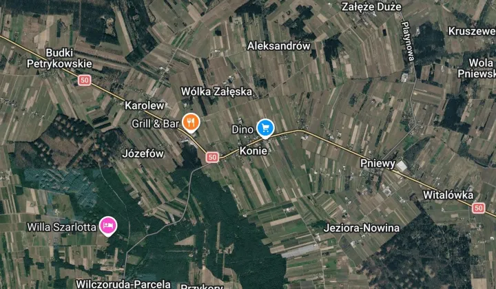 Działka budowlana Konie