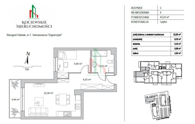 Mieszkanie 2-pokojowe Starogard Gdański. Zdjęcie 24