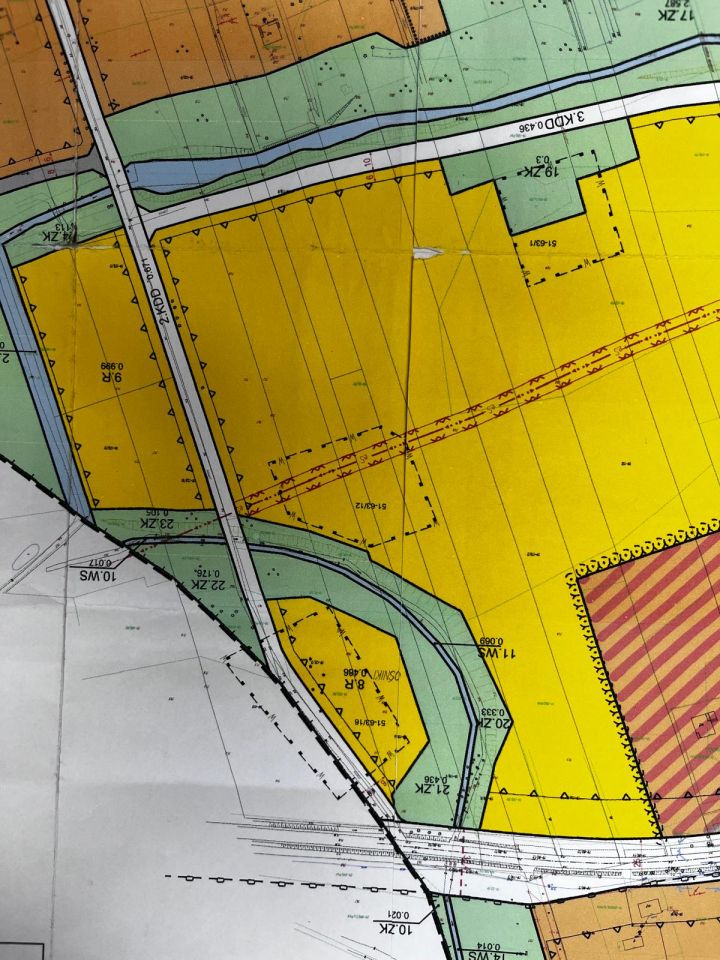 Działka siedliskowa Ośniki