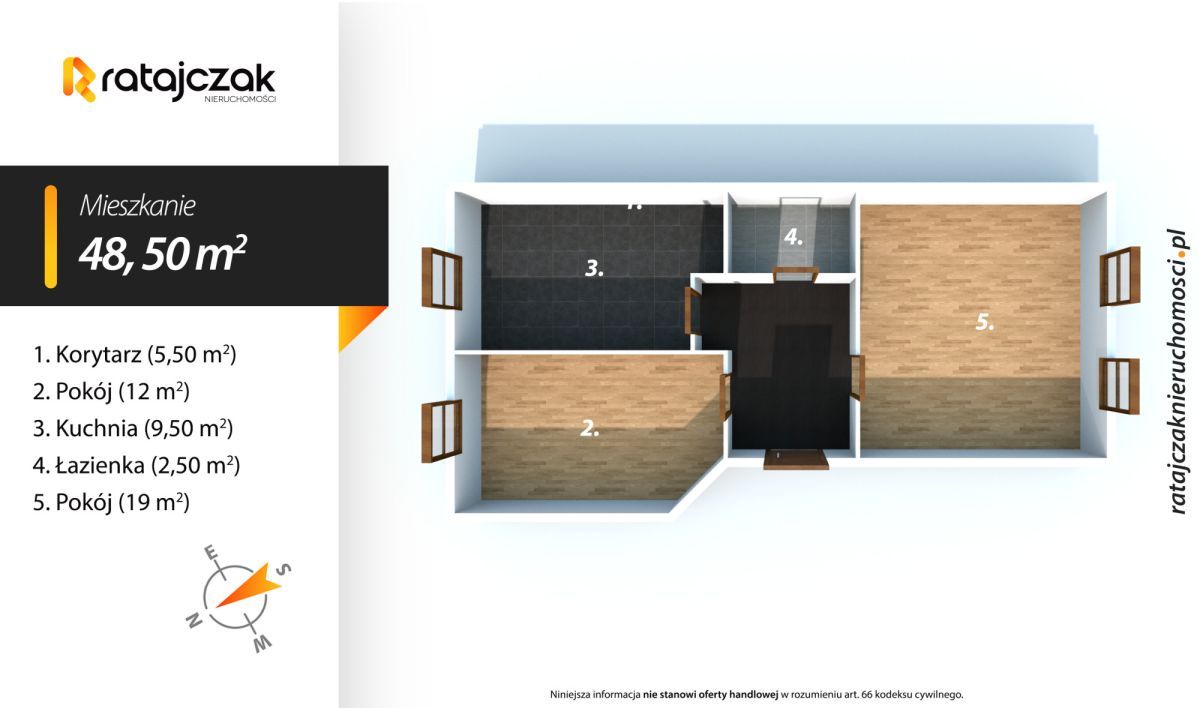 Mieszkanie 2-pokojowe Gdańsk Stare Miasto, ul. Ogarna. Zdjęcie 21