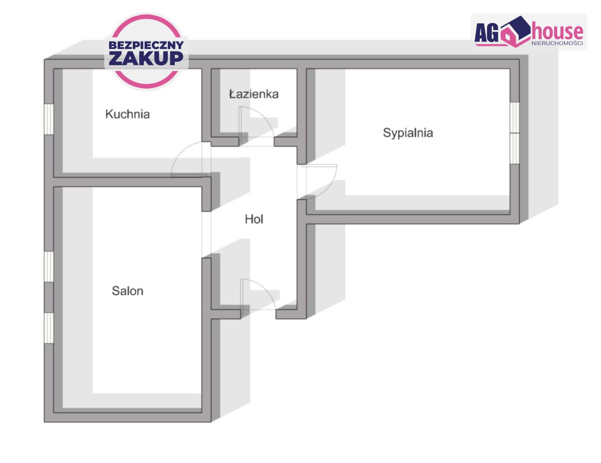Mieszkanie 2-pokojowe Gdańsk Siedlce, ul. Skarpowa. Zdjęcie 9