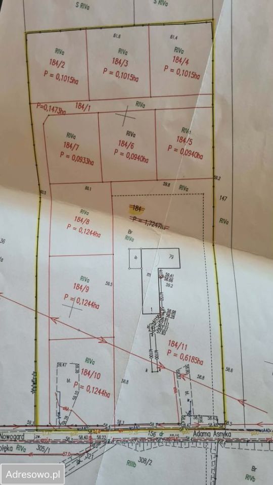 Działka budowlana Nowogard, ul. Adama Asnyka. Zdjęcie 2