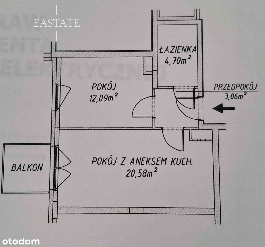 Mieszkanie 2-pokojowe Warszawa Wawer, ul. Korkowa. Zdjęcie 11