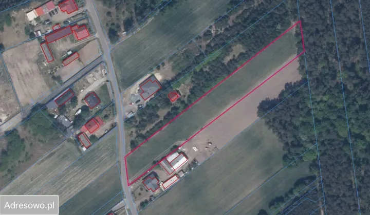 Działka rolno-budowlana Godziesze Małe, ul. Zadowicka