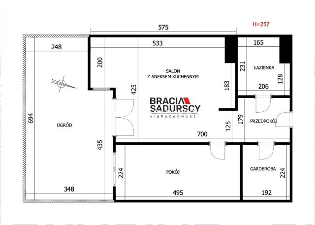 Mieszkanie 2-pokojowe Kraków Prądnik Biały, ul. Macieja Słomczyńskiego. Zdjęcie 33