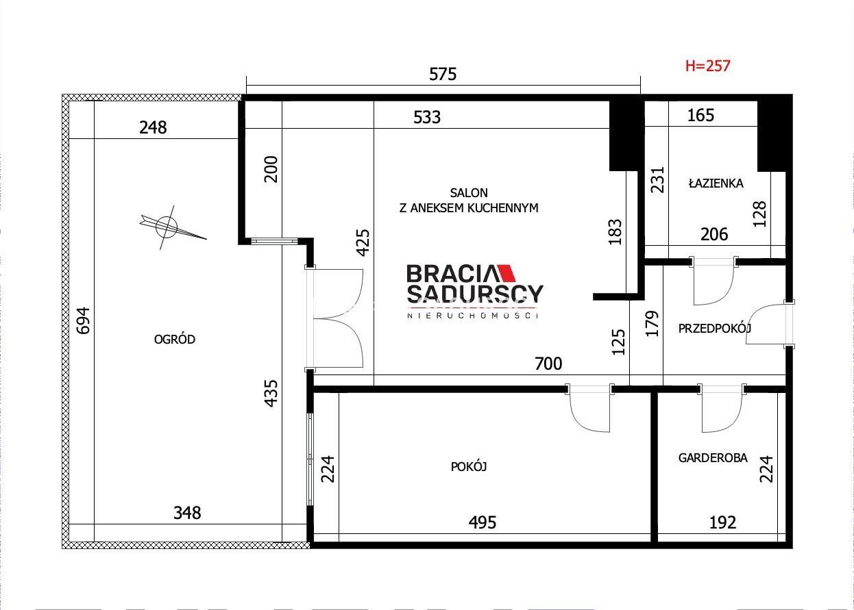 Mieszkanie 2-pokojowe Kraków Prądnik Biały, ul. Macieja Słomczyńskiego. Zdjęcie 33