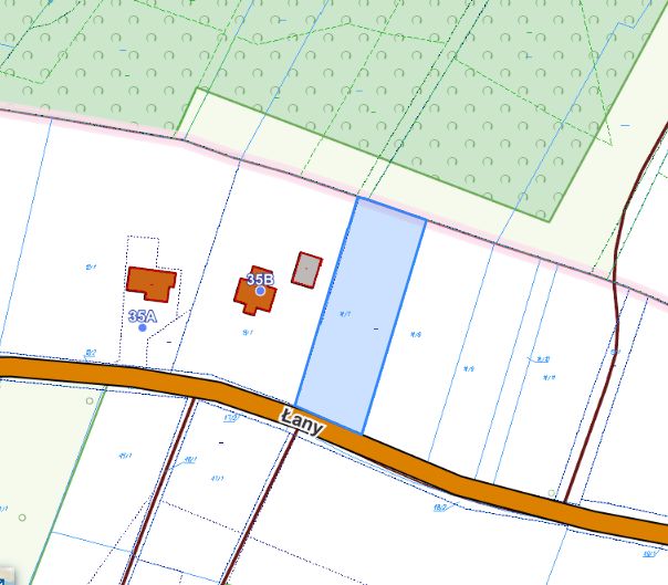 Działka rolno-budowlana Tyczyn Łany, ul. Łany. Zdjęcie 3