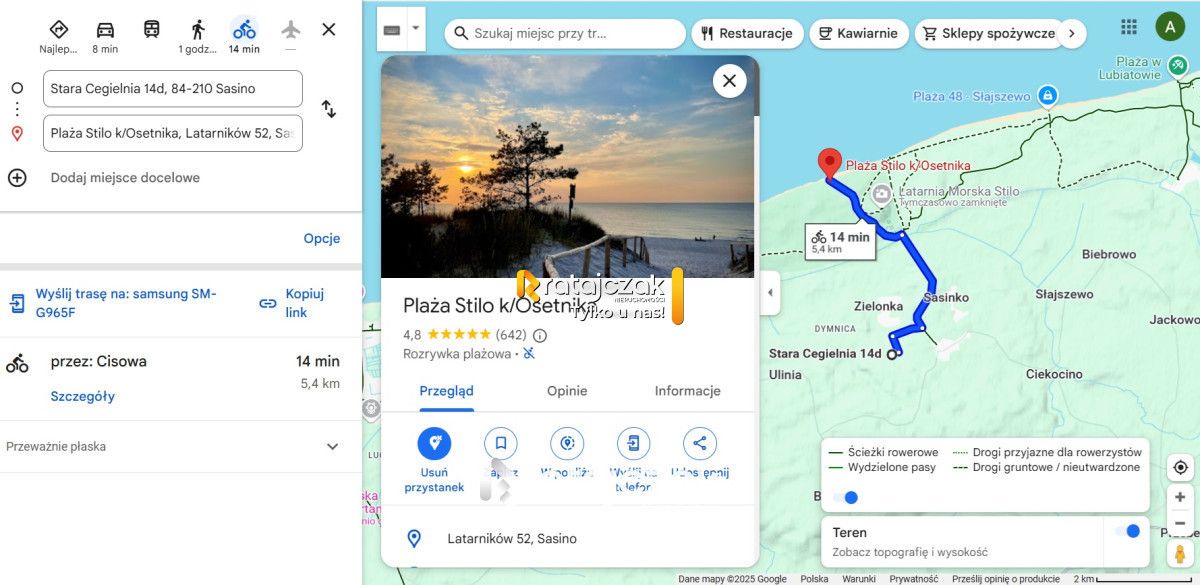 dom wolnostojący, 2 pokoje Sasino, ul. Stara Cegielnia. Zdjęcie 12