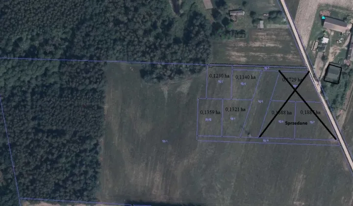 Działka budowlana Obrębek