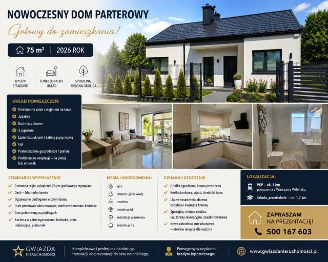 dom wolnostojący, 5 pokoi Wołomin. Zdjęcie 1