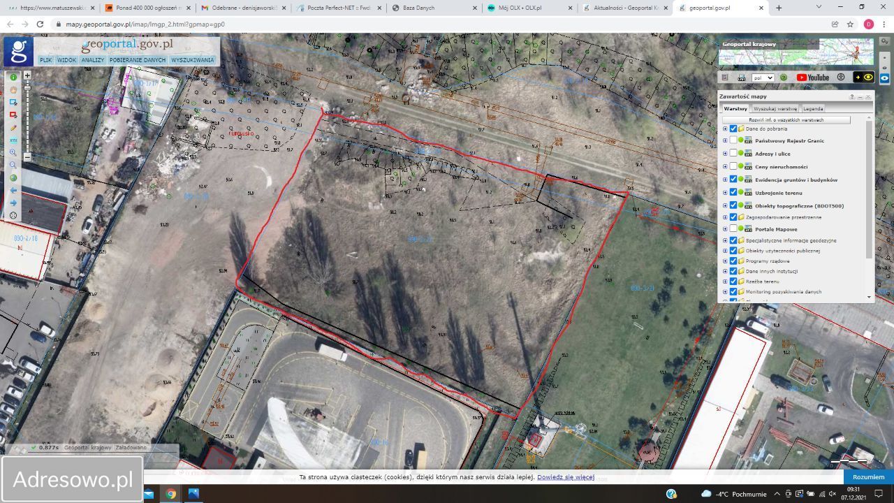 Działka inwestycyjna Włocławek, ul. Płocka