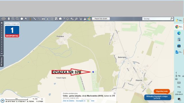 Działka budowlana Machowinko, Dzikich Plaż. Zdjęcie 13