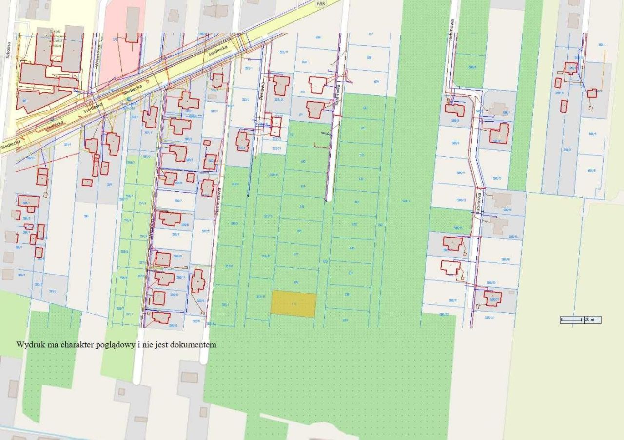 Działka budowlana Stok Lacki, ul. Szafirowa. Zdjęcie 5