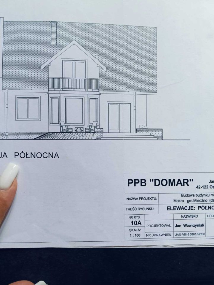 Działka budowlana Mokra. Zdjęcie 7