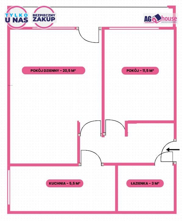 Mieszkanie 2-pokojowe Gdańsk Strzyża, ul. Aleksandra Gryglewskiego. Zdjęcie 5