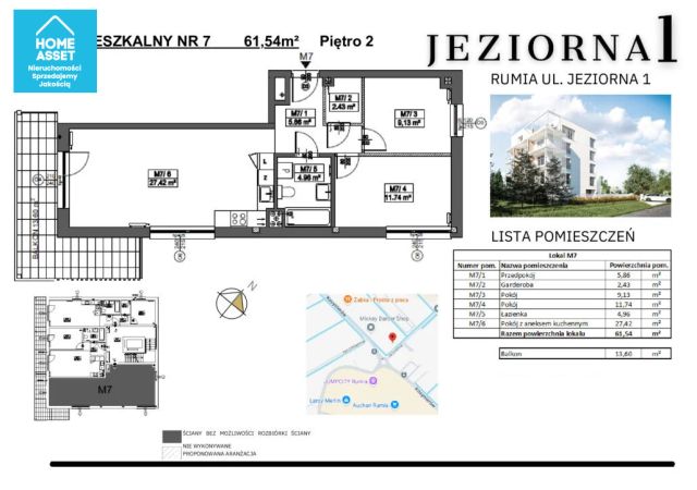 Mieszkanie 3-pokojowe Rumia, ul. Jeziorna. Zdjęcie 7