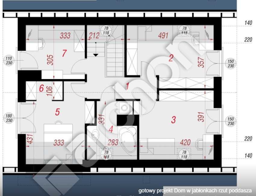 dom wolnostojący Ostrowiec Świętokrzyski, ul. Skośna. Zdjęcie 3