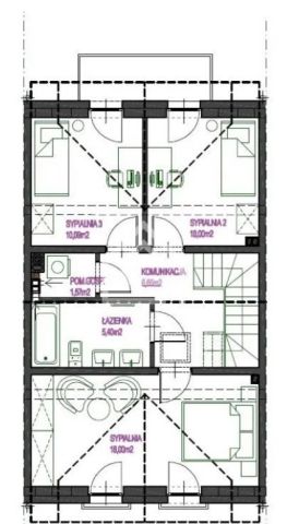 dom szeregowy, 4 pokoje Sułków. Zdjęcie 24