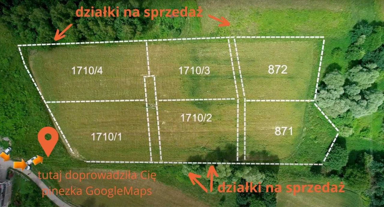 Działka rolno-budowlana Dąbrówka. Zdjęcie 2