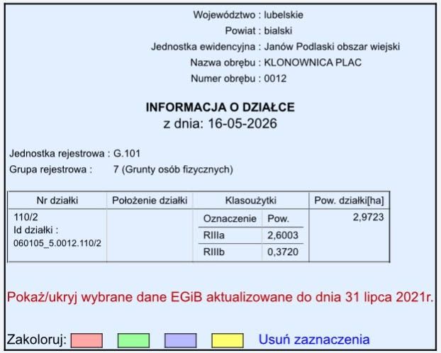 Działka rolna Klonownica-Plac. Zdjęcie 1