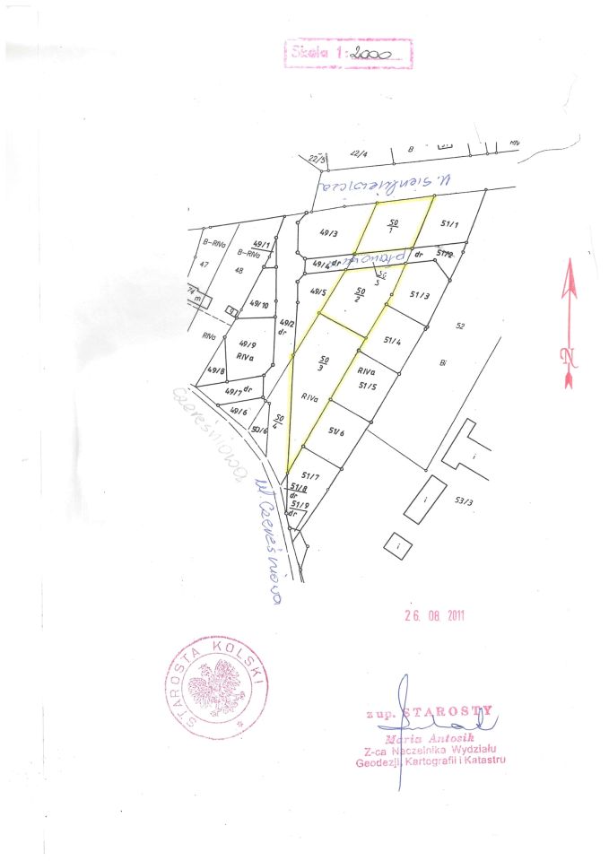 Działka budowlana Koło Płaszczyzna, ul. Henryka Sienkiewicza. Zdjęcie 3