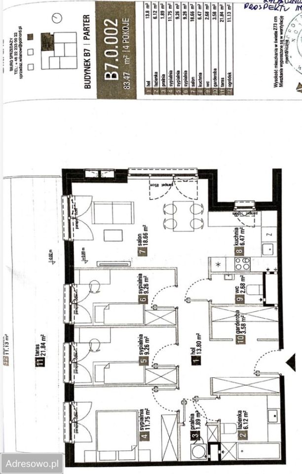 Mieszkanie 4-pokojowe Warszawa Wilanów, ul. Herbu Janina. Zdjęcie 11