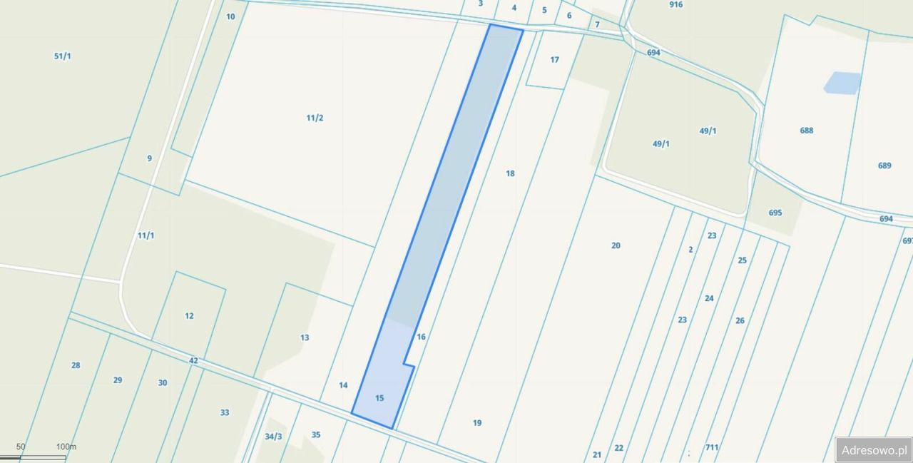 Działka budowlana Parzno