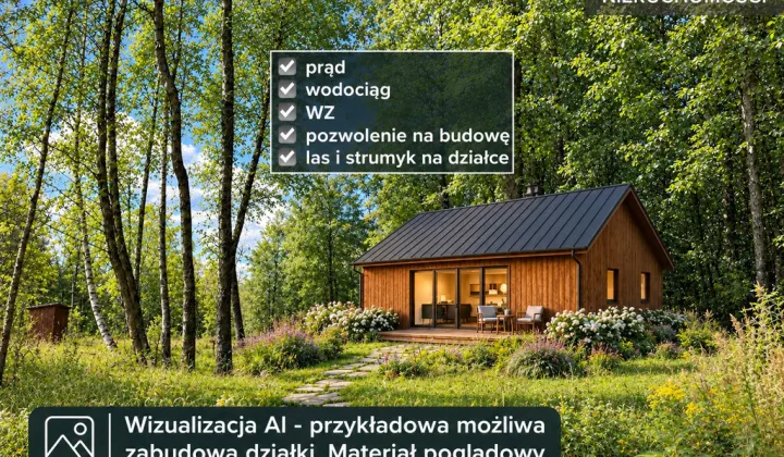 Działka budowlana Żuków