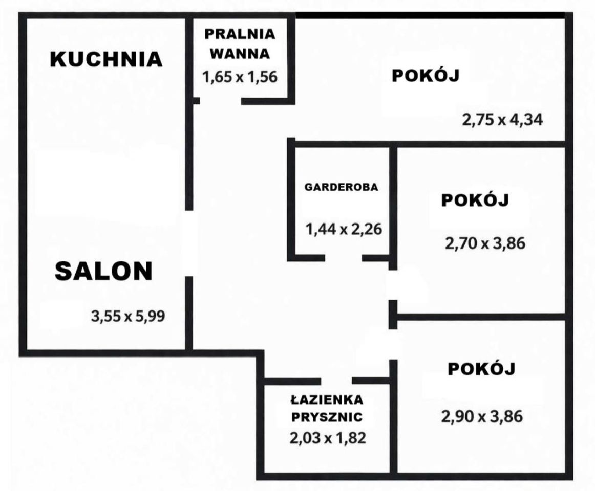 Mieszkanie 4-pokojowe Gdańsk Jasień, ul. Konrada Guderskiego. Zdjęcie 8